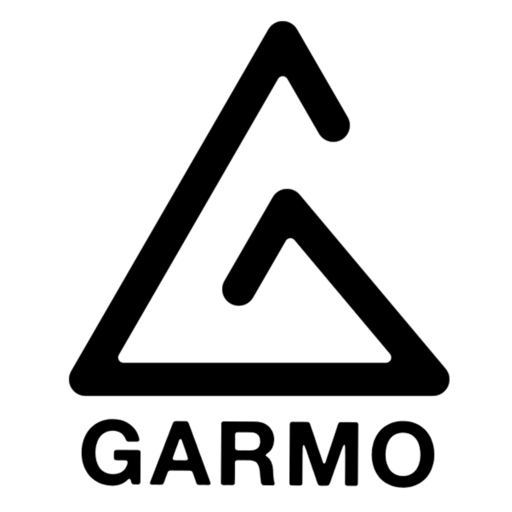 Logo de GARMO, marca artesanal española de material de entrenamiento para escalada.