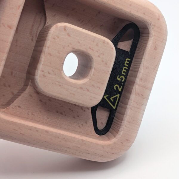 Hangboard modular de calidad | madera de haya | modelo Veleta