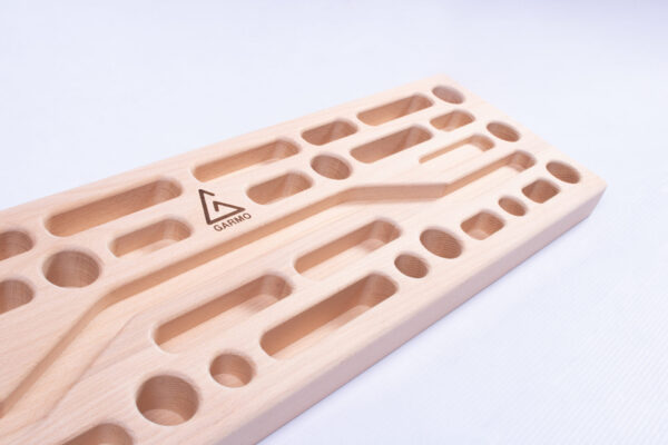 Hangboard-Pegboard de calidad | madera de haya | modelo Riglos