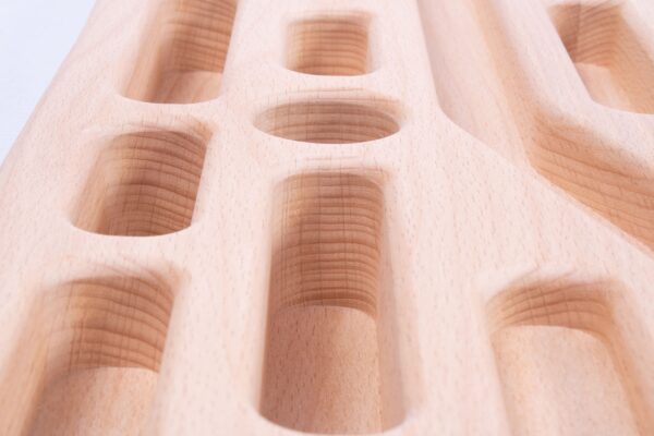 Hangboard-Pegboard de calidad | madera de haya | modelo Riglos