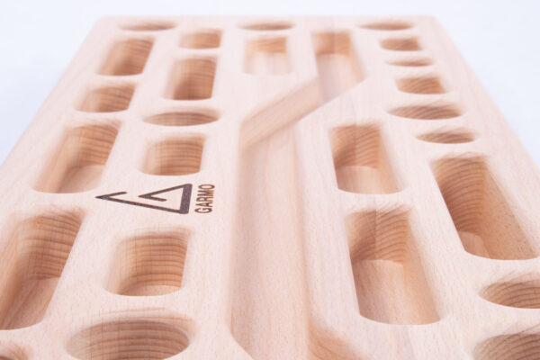 Hangboard-Pegboard de calidad | madera de haya | modelo Riglos